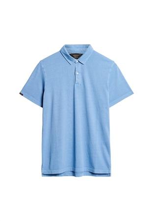 Superdry Jersey Slim Fit Polo Shirt - Blue - 2XL