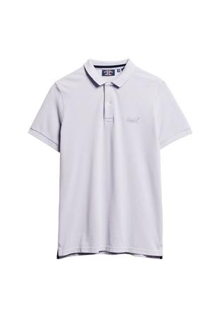 Superdry Vintage Slim Fit Polo Shirt - Purple - XL