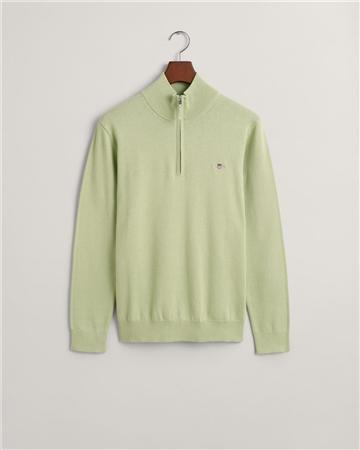 Gant Classic Cotton Halfzip - Green - XL