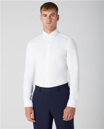 Remus Uomo Kirk Slim Fit Shirt - White - 15