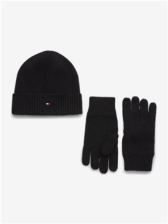 Tommy Hilfiger Beanie And Glove Set - Black - 0