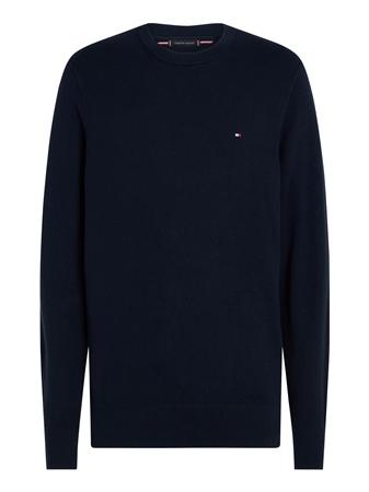 Tommy Hilfiger Crew Neck Jumper with Cashmere - Navy - XL