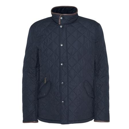 Barbour Powell Quilted Jacket - Navy - M