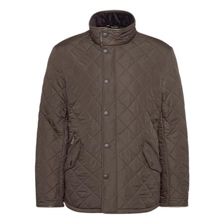 Barbour Powell Quilted Jacket - Brown - L