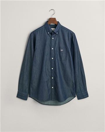 Gant Reg Indigo Shirt - Dark Indigo - M