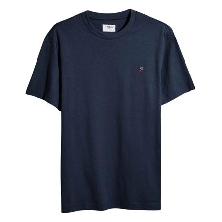 Farah Danny Organic Cotton Regular Fit T-shirt - Dark Navy - XL