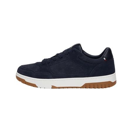 Tommy Hilfiger Nubuck Basketball Trainers - Navy - 41