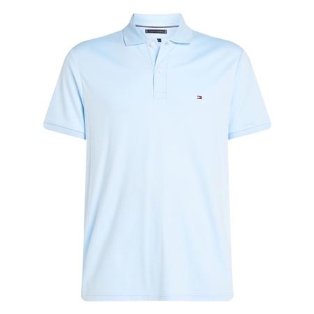 Tommy Hilfiger Liquid Cotton Interlock Knit Polo Shirt - Blue - L