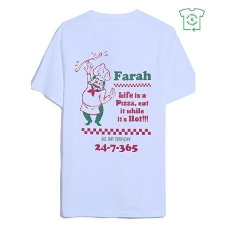 Farah Powis Graphic Tee - White - S