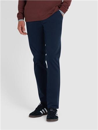 Farah Elm Slim Fit Twill Chino - Navy - 30/30
