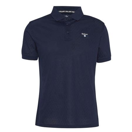 Barbour Sutton Tailored Fit Polo Shirt - Navy - L