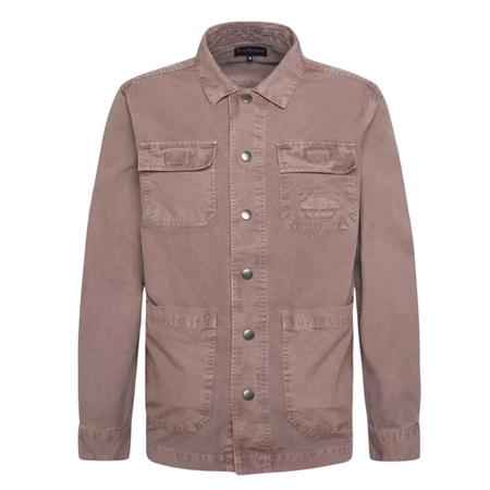 Barbour Grindle Cargo Relaxed Overshirt - Brown - L