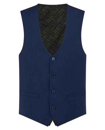 Remus Uomo Lucian Waistcoat - Blue - 40R