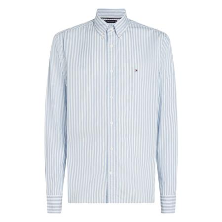 Tommy Hilfiger Poplin Classic Stripe Shirt - Blue - L