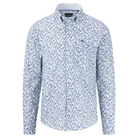Fynch Hatton Premium Flower Prints Button Down Shirt - Navy - L