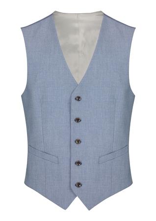 Daniel Grahame Dale Waistcoat - Lt Blue - 40R