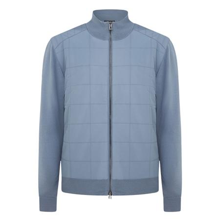 Belstaff Kelbrook Zip Cardigan - Blue Flint - M