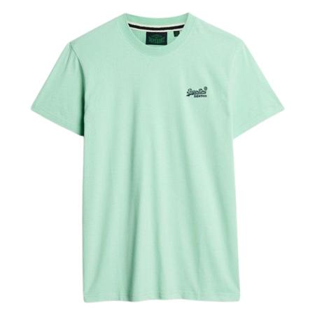 Superdry Essential Logo Emb T-shirt - Mint Green - S