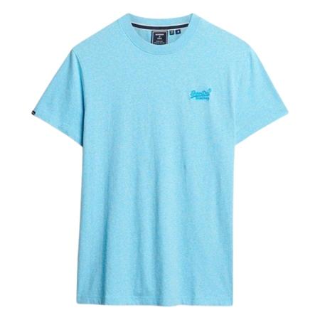 Superdry Essential Logo Emb T-shirt - Sea Blue - XL