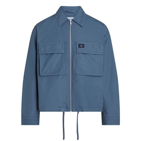 Calvin Klein Jeans Garment Dye Cotton Jacket - Blue - M