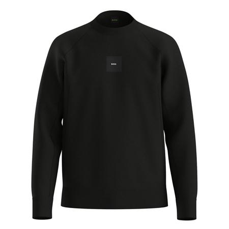 Boss Salbo Rib Sweatshirt - Black - L