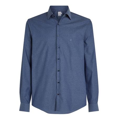 Calvin Klein Floral Jacquard Shirt - Blue - 44
