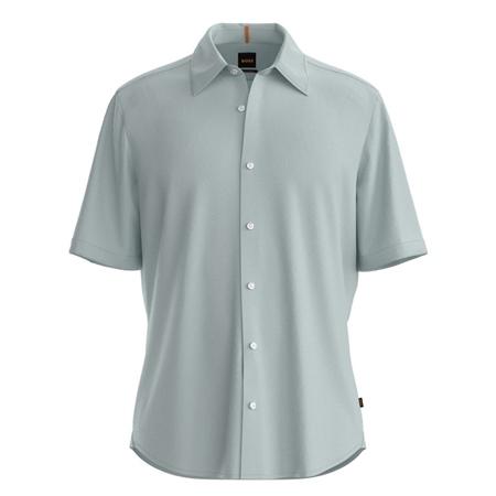 Boss Rash 2 Oxford Cotton Shirt - Grey - L