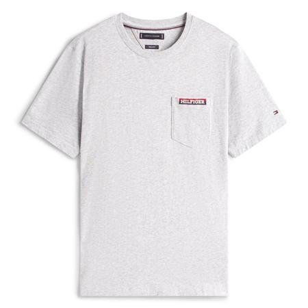 Tommy Hilfiger Americana Monotype Pocket T-shirt - Grey - S
