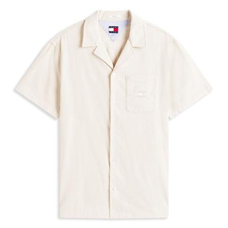 Tommy Jeans Cord Reg Fit Camp Shirt - Beige - XL
