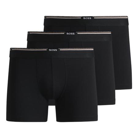 Boss Bamboo Boxer Shorts 3pack - Black - S