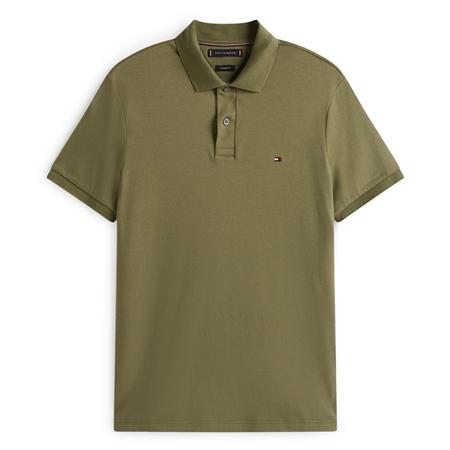 Tommy Hilfiger Liquid Cotton Interlock Knit Polo Shirt - Green - M