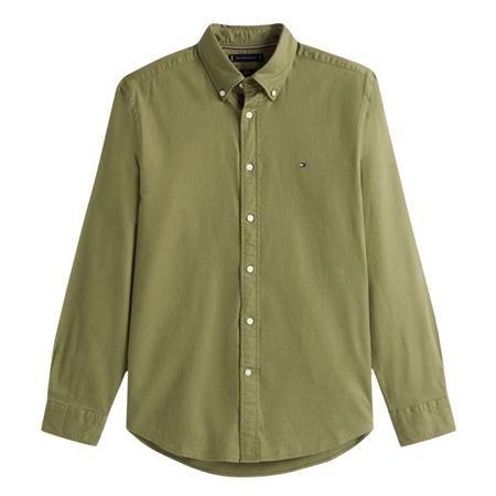 Tommy Hilfiger Flex Regular Fit Flannel Shirt - Green - L
