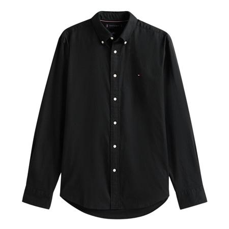Tommy Hilfiger Flex Regular Fit Flannel Shirt - Black - XL