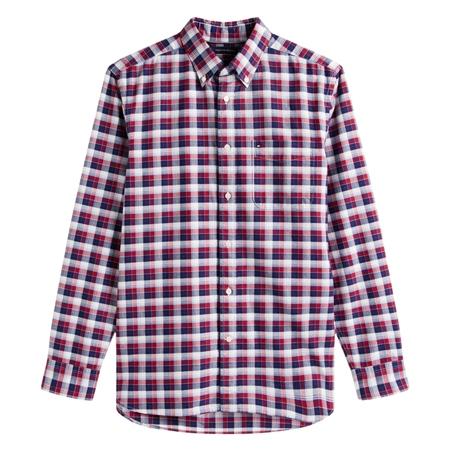 Tommy Hilfiger Heritage Oxford Tartan Shirt - Red - 2XL