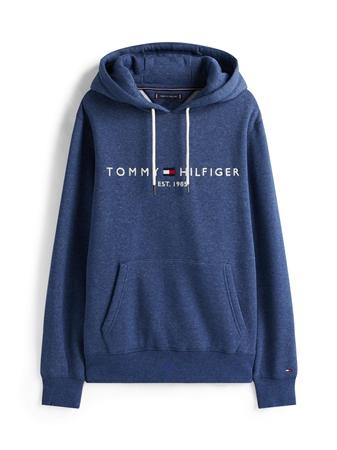 Tommy Hilfiger Fleece Drawstring Hoodie - Blue - S