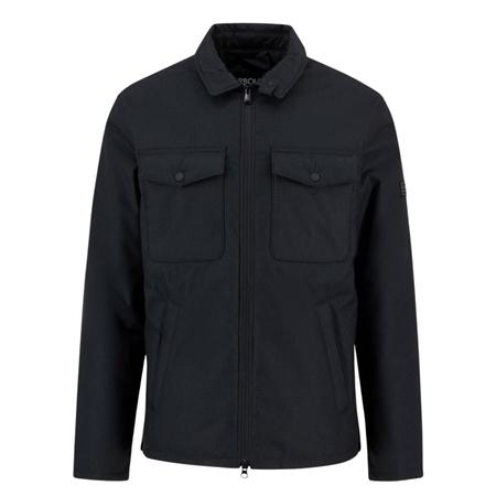 Barbour International Check Distill Quilted Jacket - Black - L