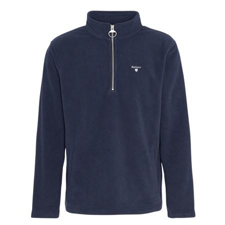 Barbour Essentials Half Zip Fleece - Navy - L