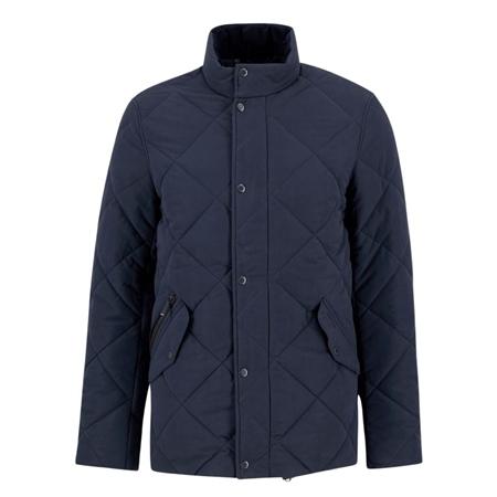 Barbour Winter Chelsea Quilted Jacket - Dark Navy - M