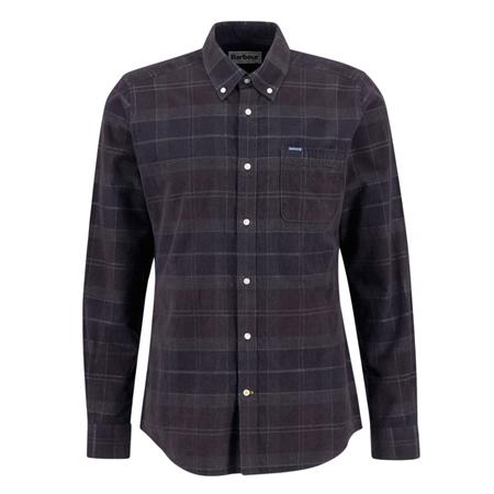 Barbour Blair Tailored Tartan Cord Shirt - Midnight Oak - 2XL