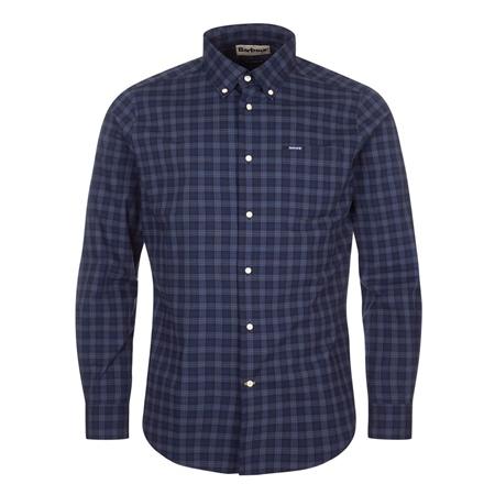 Barbour Lomond Tailored Tartan Shirt - Blue - L