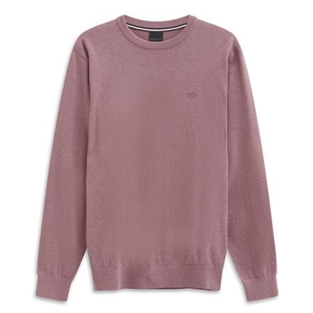 Bugatti Cotton Crew Neck Sweater - Pink - 2XL