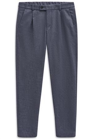 Bugatti Flexcity Pleated Trousers - Navy - 32/32