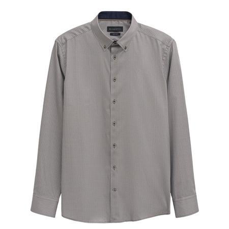 Bugatti Bugatti Casual Print Shirt - Beige - M