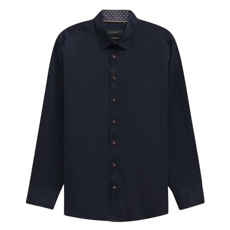 Bugatti Casual Long Sleeve Shirt - Navy - 3XL