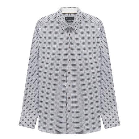 Bugatti Casual Pattern Shirt - Grey - L