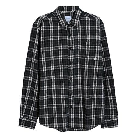 Farah Hardaker LS Check Overshirt - Grey - L