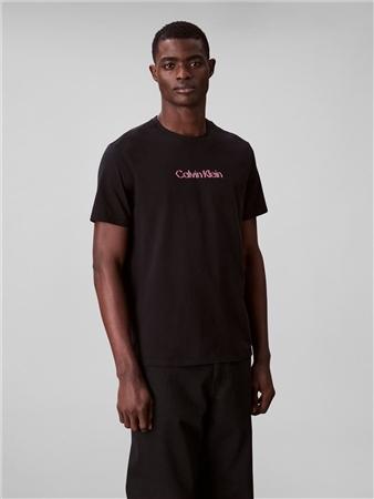 Calvin Klein Jeans SS Glitched Logo T-shirt - Black - M