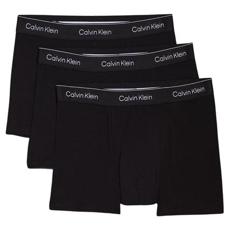 Calvin Klein 3 Pack Relaxed Dart Trunks - Black - XL