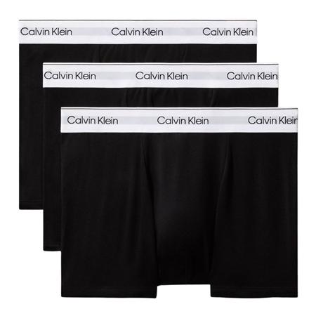 Calvin Klein 3 Pack Relaxed Dart Trunks - Black/White - L