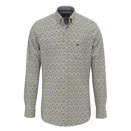 Fynch Hatton Colourful All-over Print Shirt - Green - XL